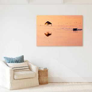 Impressão Em Tela Pássaros no Sunset no Ocean Key West Florida