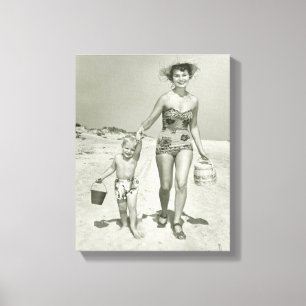 Impressão Em Tela Passeio da mãe e do filho