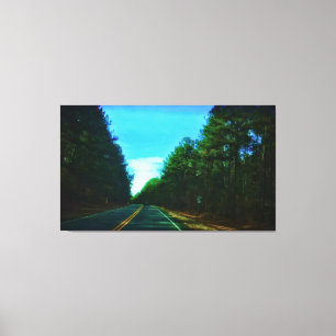 Impressão Em Tela Passeio pela Estrada Florestal Cênica