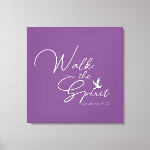 Impressão Em Tela Passo Roxo na Versa da Bíblia Espirituosa