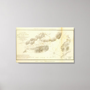 Impressão Em Tela Passos da ilha da égua, Calif