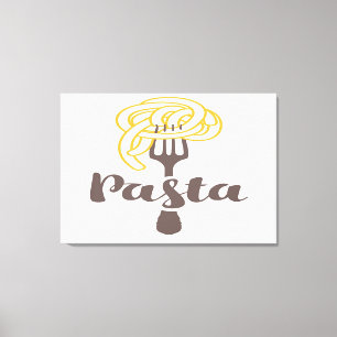 Impressão Em Tela Pasta Spaghetti