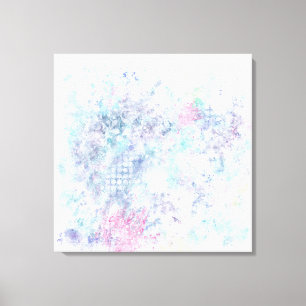 Impressão Em Tela Pastel Abstrato Art