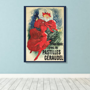 Impressão Em Tela Pastilhas Antigas Geraudel Art Nouveau