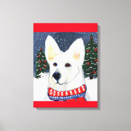 Impressão Em Tela Pastor Alemão   