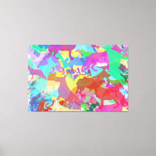 Impressão Em Tela Pastores Alemães Especiais