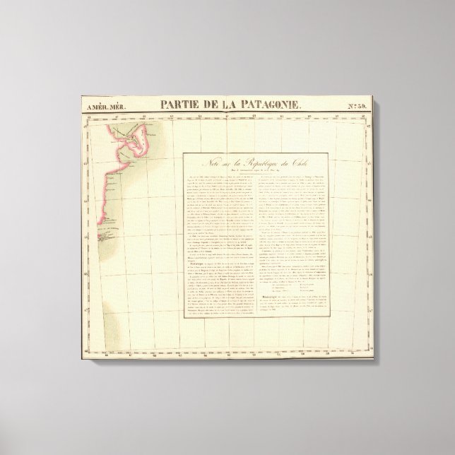 Impressão Em Tela Patagônia, América do Sul 39 (Frente)