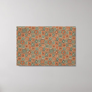 Impressão Em Tela Patches de roupas antigas da abstrato Art