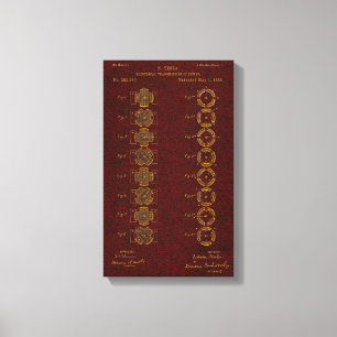 Impressão Em Tela Patente 00382280 Sht 1 de Tesla