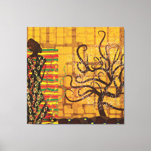 Impressão Em Tela Patrimônio em Ouro – Arte Inspirada em Klimt