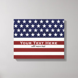 Impressão Em Tela Patriótico Patriótico Americano Bandeira Americano
