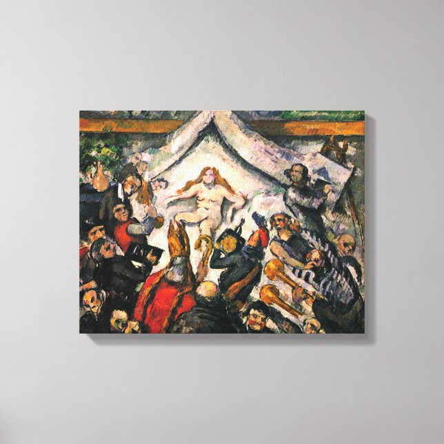 Impressão Em Tela Paul Cezanne - A Feminina Eterna (Frente)