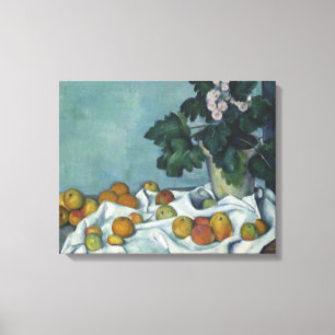 Impressão Em Tela Paul Cezanne - A Vida Estática com Maçãs e um P