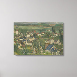 Impressão Em Tela Paul Cezanne - Auvers, Visão Panorâmica