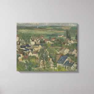 Impressão Em Tela Paul Cezanne - Auvers, Vista Panorâmica