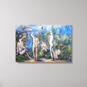 Impressão Em Tela Paul Cezanne - Cinco Bathers