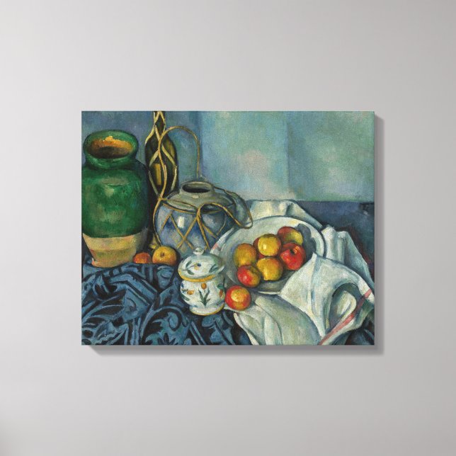 Impressão Em Tela Paul Cezanne - Natureza Morta com Maçãs (Frente)