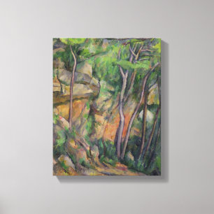 Impressão Em Tela Paul Cezanne no parque do castelo Noir, c.1896