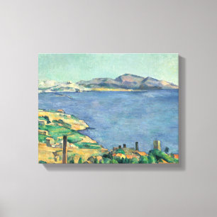 Impressão Em Tela Paul Cezanne - O Golfo de Marselha