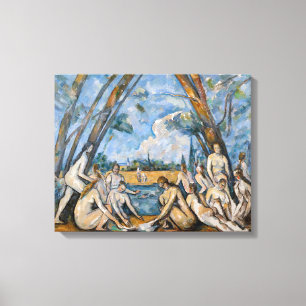 Impressão Em Tela Paul Cezanne - Os Grandes Banhistas
