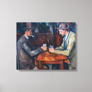 Impressão Em Tela Paul Cezanne - Os Jogadores de Cartas