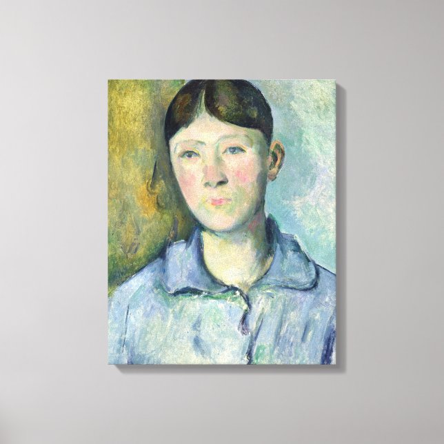 Impressão Em Tela Paul Cezanne | Retrato de Madame Cezanne, 1885-90 (Frente)