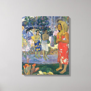 Impressão Em Tela Paul Gauguin - Ave Mary / Ia Orana Maria