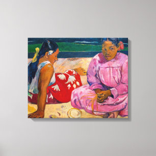 Impressão Em Tela Paul Gauguin - Mulheres Taitianas na Praia