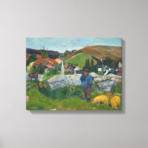 Impressão Em Tela Paul Gauguin, O Povoado