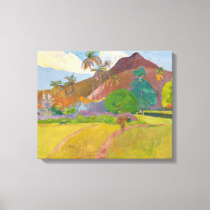 Impressão Em Tela Paul Gauguin - Paisagem Taitiiana