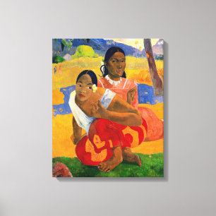 Impressão Em Tela Paul Gauguin - Quando Você Vai Casado?