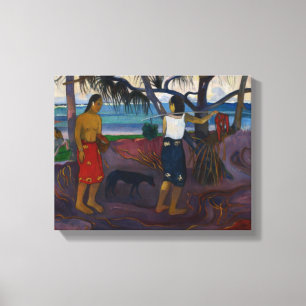 Impressão Em Tela Paul Gauguin Sob o regime Pandanus, 1891 (petról