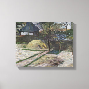 Impressão Em Tela Paul Gauguin Vintage Garden View Rouen