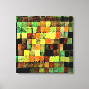 Impressão Em Tela Paul Klee art, som antigo, Abstrato em preto