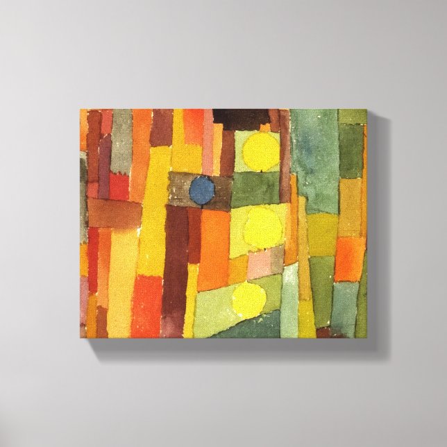 Impressão Em Tela Paul Klee No Estilo Da Arte De Aquarela Kairouana (Frente)