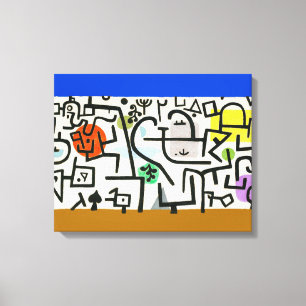 Impressão Em Tela Paul Klee Rich Harbor Abstrato Expressionismo