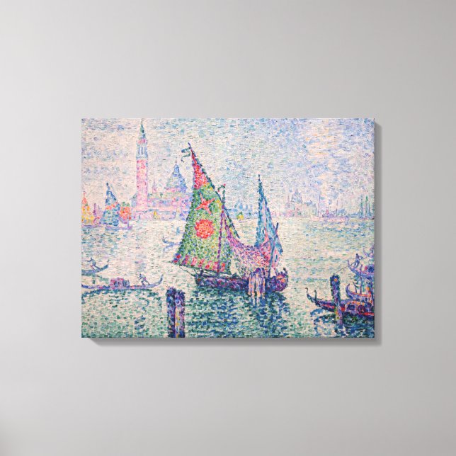 Impressão Em Tela Paul Signac - A Vela Verde (Frente)