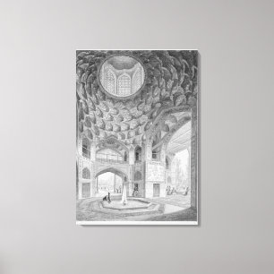 Impressão Em Tela Pavilhão dos oito paraíso, em Isfahan, de