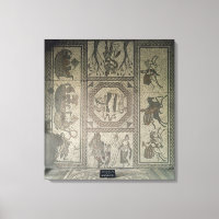 Pavimento mosaico da vila romana em Low