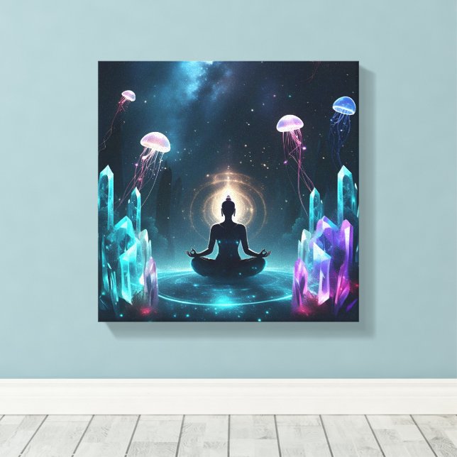 Impressão Em Tela Paz e calma (Insitu(piso de madeira))