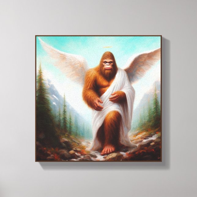 Impressão Em Tela Pé Grande Anjo (Frente)