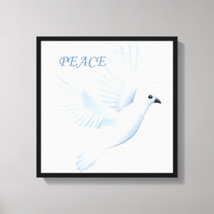 IMPRESSÃO EM TELA PEACE DOVE