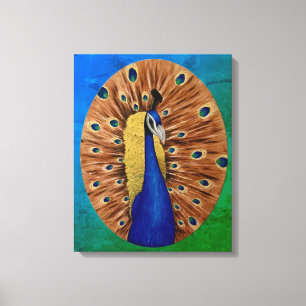 Impressão Em Tela Peacock