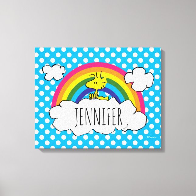 Impressão Em Tela Peanuts Personalizados | Adicione seu nome (Frente)