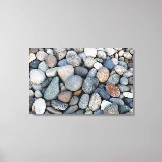 Impressão Em Tela Pebbles Triptych Wall Art (Frente)