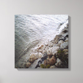 Impressão Em Tela Pebolhas Na Praia