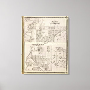 Impressão Em Tela Peça de Northerneastern de Indianapolis