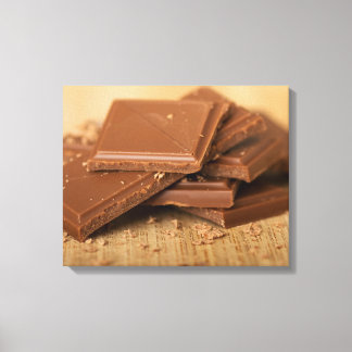 Impressão Em Tela Pedaços de chocolate