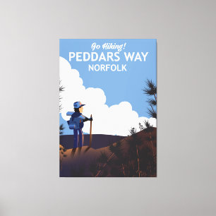 Impressão Em Tela Peddars Way Norfolk Caminhando poster