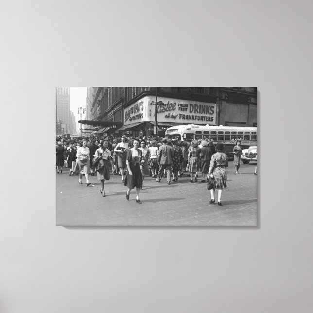 Impressão Em Tela Pedestres 2 (Frente)